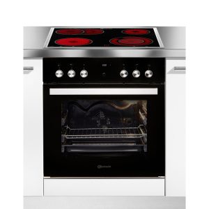 Bauknecht HEKO PYRO 8830S Σετ Εντιχοιζόμενη Ηλεκτρική Κουζίνα 65L Πυρολιτική Μαύρη(Π.59,5xY.59,5xB.56,4) B-Stock(Χωρίς Συσκευασία)