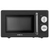 Kumtel HM-09 RUSTIC Φούρνος Μικροκυμάτων 700 W 20 lt Μαύρο (Υ.25.8xΠ.45.1xΒ.35.4)