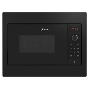 Neff HLAWG25S3 Εντοιχιζόμενος Φούρνος Μικροκυμάτων Μαύρος με Υδρόλυση 20L 800W