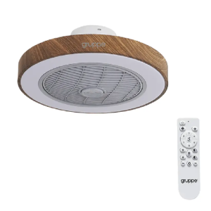 Gruppe CMBF-FS6008 Dark Wood Ανεμιστήρας Οροφής Με Φωτιστικό