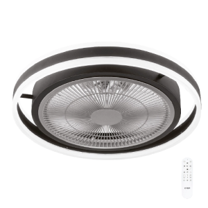 Gruppe RX3310 DC Ανεμιστήρας Οροφής Φωτιστικό Mε Τηλεχειριστήριο Διάμετρος 50εκ Μαύρο