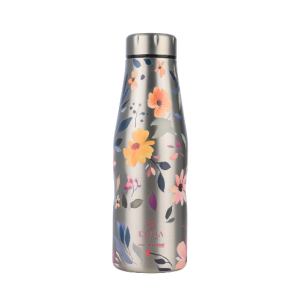 Estia 01-31633 ΘΕΡΜΟΣ TRAVEL FLASK SAVE THE AEGEAN 500ml SILVER BOTANIC