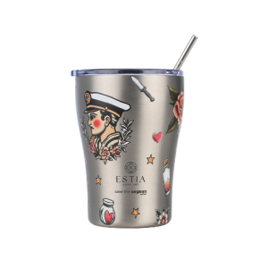 Estia 01-31770 ΘΕΡΜΟΣ COFFEE MUG SAVE THE AEGEAN 350ml OLD SCHOOL INK