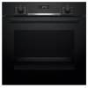 Bosch HBG537BB3 Σειρά 6 Εντοιχιζόμενος Φούρνος Άνω Πάγκου 71lt 3D Μαύρο(59,4 x 59,5 x 54,8) B-Stock