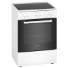 Bosch HKA090220 Ελεύθερη Κουζίνα 66lt με Κεραμικές Εστίες Λευκή (Υ.85xΠ.60xΒ.60)
