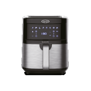 Juro-pro QuickAir Φριτέζα Αέρα 6,5 λίτρα 1700 W Με Οκτώ Προγράμματα Μαύρο-Inox
