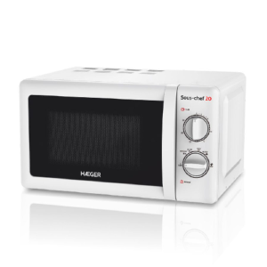 Haeger MW-70W.006A Sous-Chef 20 Φούρνος Μικροκυμάτων 700 Watt 20lt λευκός (Υ.28,8xΠ.47,8xΒ.38,2)