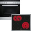 Siemens EQ110KA0Z Σετ Ηλεκτρική Κουζίνα 66lt (HE113FBS2) Με Κεραμική Εστία SCHOTT CERAN® (EA645GN17) B-Stock (Χωρίς Συσκευασία))