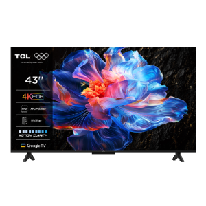 TCL 43P6K 43'' Τηλεόραση 4K Google TV Επεξεργαστής AiPQ με AI βελτιστοποίηση εικόνας