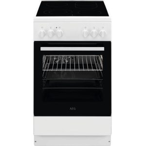 Aeg CCB54091BW Ελεύθερη Κουζίνα Με Κεραμική Εστία 57lt. Λευκή (Υ.85.8xΠ.50xΒ.60)