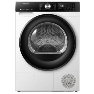 Hisense DH3S802BW3 Στεγνωτήριο 8kg Με Αντλία Θερμότητας Α+++ Λευκό/Μαύρο Υ.85xΠ.59,5xΒ.63 (B-Stock) (Εξωτερικές Φθορές)