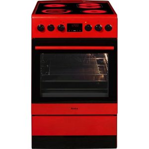 Amica SHC 11504 R Ελεύθερη Ηλεκτρική Κουζίνα Με Κεραμική Εστία 65lt. SteamClean Κόκκινο B-Stock (Υ.185xΠ.50xB.60) (Χωρίς Συσκευασία)