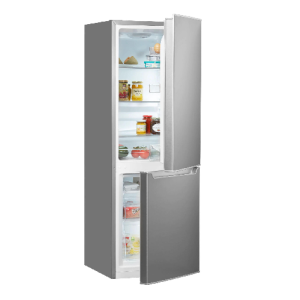 Hanseatic HKGK14349CI Ψυγειοκαταψύκτης Συν.122lt./Κατ.53lt. Inox (Υ.143xΠ.49,5xΒ.56,2) B-Stock Εξωτερικές Φθορές