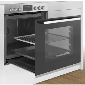 Bosch HEB578BS1 Εντιχοιζόμενος Φούρνος Βαγονέτο Πυρολιτικός Κάτω Πάγκου 71lt. Χωρίς Εστία (Υ.59,4xΠ.59,5xΒ.54,8)