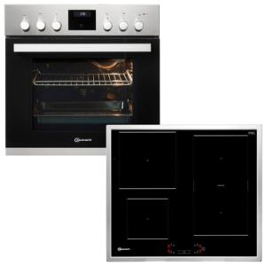 Bauknecht Heko Bolero Flexi HIS3 EI8V2 IN Σετ Ηλεκτρικής Κουζίνας 65lt. Mε Επαγωγική Εστία BU 1760C FT B-Stock (Εξωτερικές Φθορές)