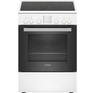 Pitsos PHC009120 Ελεύθερη Κουζίνα 66 lt Με Κεραμική Εστία Λευκό (Υ.85xΠ.60xΒ.60)