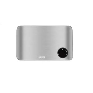 Haeger KS-DIG.012A Ζυγαριά Κουζίνας έως 15kg. Inox (Π.31xΒ.19xΥ.4)