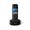 Philips D1611B/GRS Ασύρματο Τηλέφωνο Black