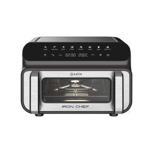 Estia 06-26646 Φριτέζα Αέρος-Φουρνάκι & GRILL IRON CHEF 2000W 10lt Με 8 Προρυθμισμένα Προγράμματα
