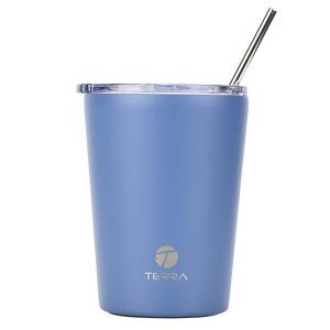 TERRA 01-30186 ΘΕΡΜΟΣ COFFEE MUG SAVE THE AEGEAN 350ml ΜΟΝΟΧΡΩΜΟ ASSORTED ΜΠΛΕ