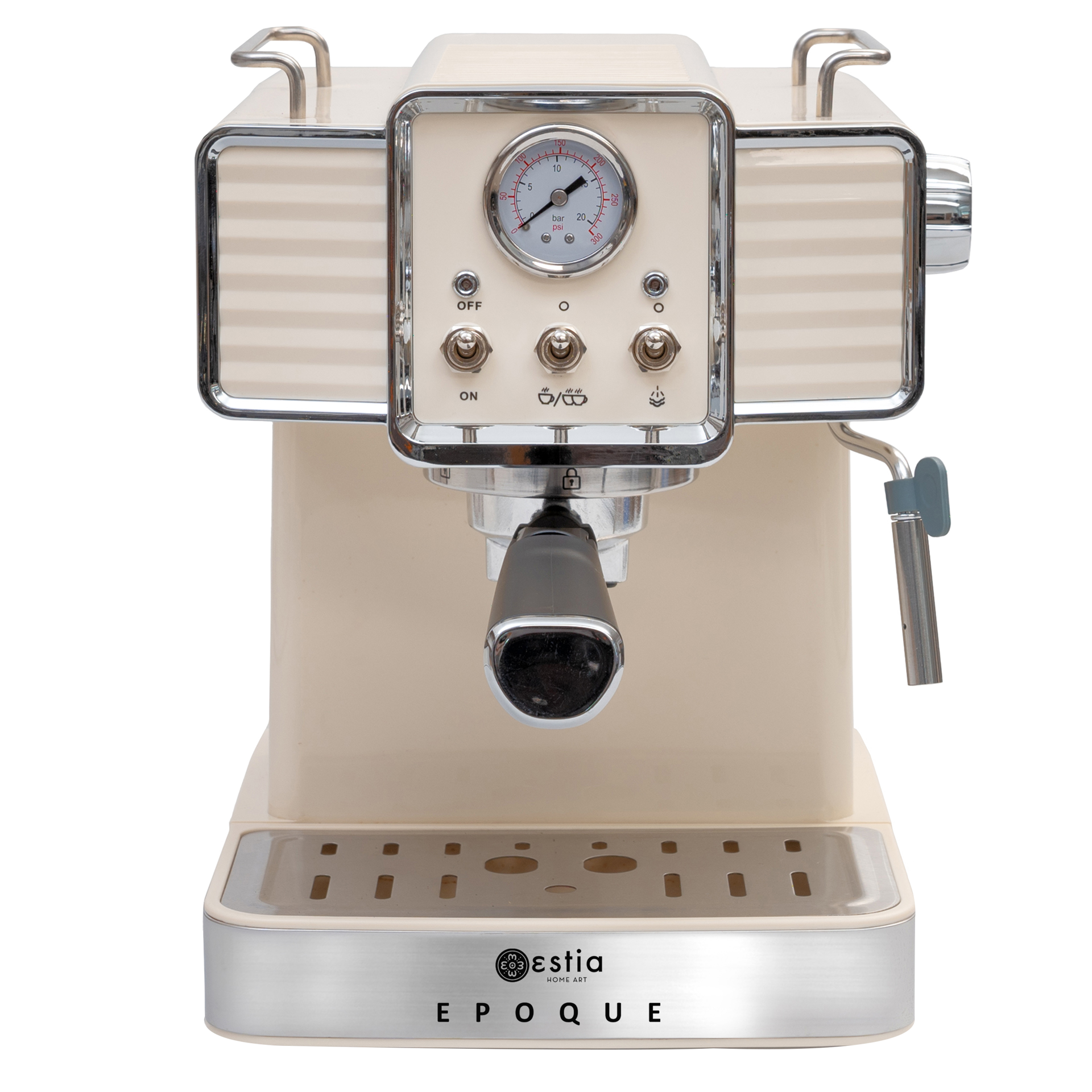 bs-photo-estia-5830 Estia Epoque 06-12342 Μηχανή Espresso 1350W 20bar Κρεμ