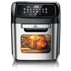 Human HU-391 Air Fryer 12L 1800W 3D σύστημα θέρμανσης Μαύρο