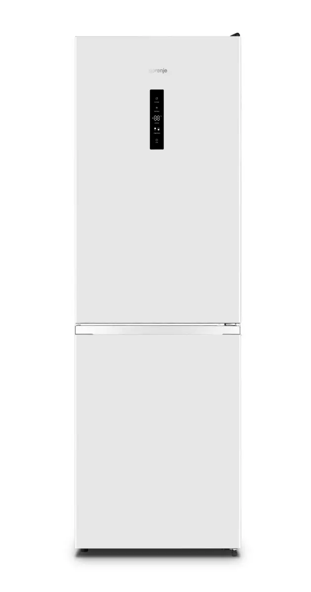 Gorenje NRK619CAW4 — καθαρή εμπρός όψη Gorenje NRK619CAW4 λευκός ψυγειοκαταψύκτης NoFrost Plus 304 λίτρων — εμπρός όψη