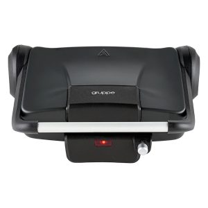 Gruppe T38 Black – μαύρη τοστιέρα, εμπρόσθια όψη